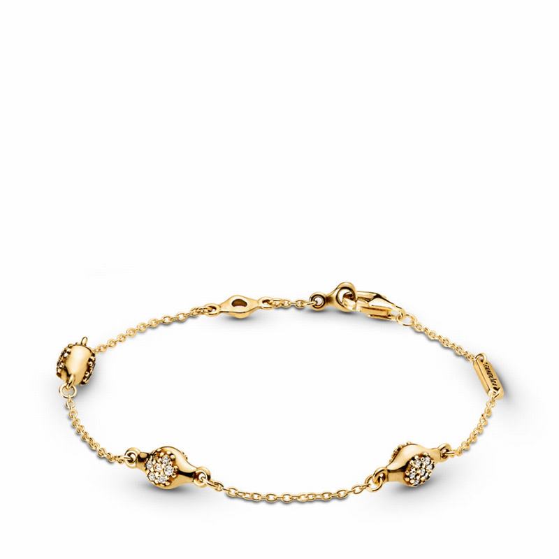 Pandora Shine™ Modern LovePods™ Bracelet Gold Egypt FK9864531